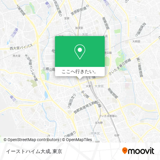 イーストハイム大成地図