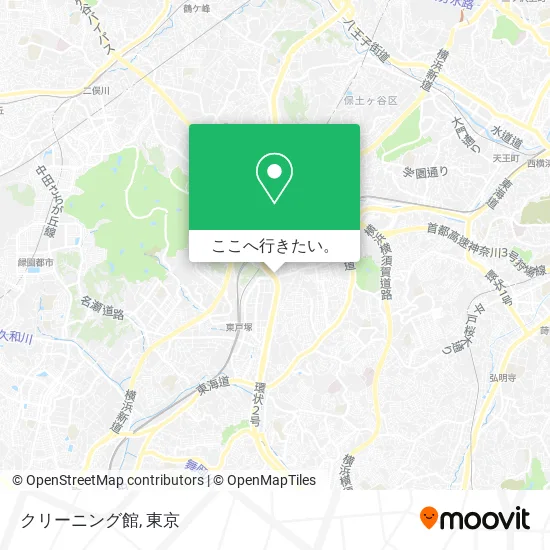 クリーニング館地図