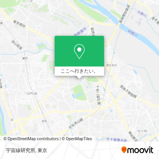 宇宙線研究所地図