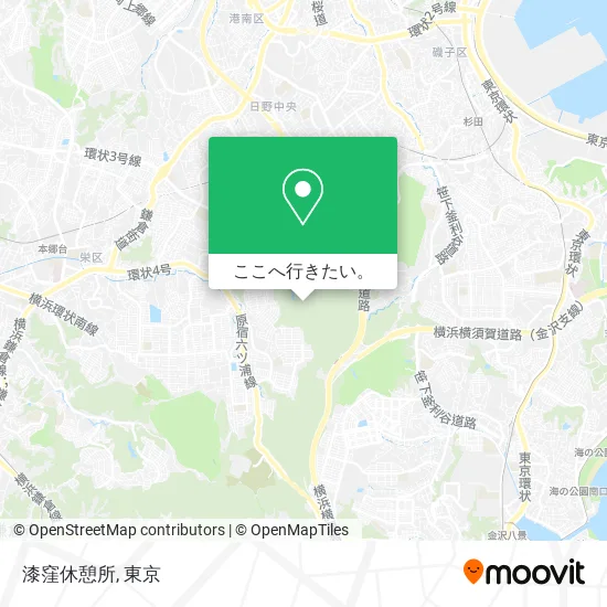 漆窪休憩所地図