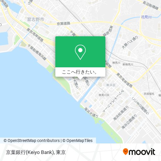 京葉銀行(Keiyo Bank)地図