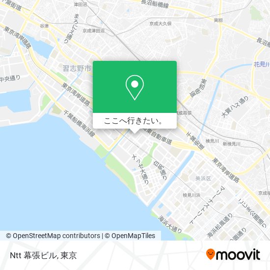 Ntt 幕張ビル地図