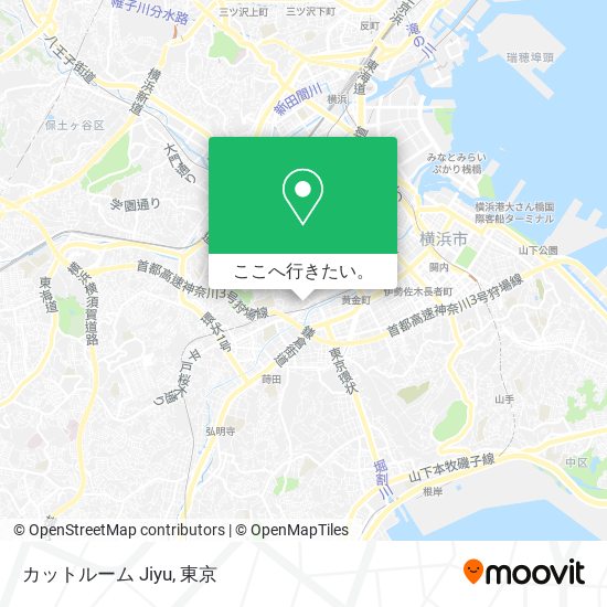 カットルーム Jiyu地図