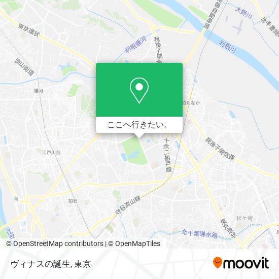 ヴィナスの誕生地図