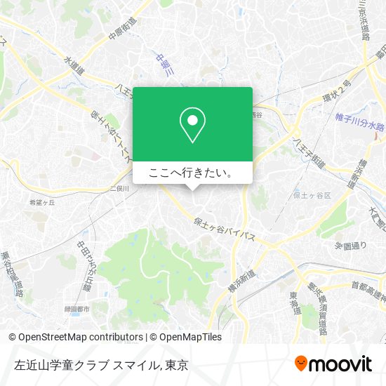 左近山学童クラブ スマイル地図