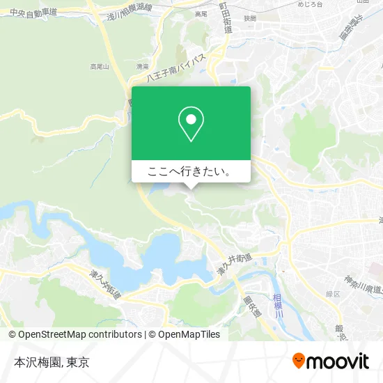 本沢梅園地図