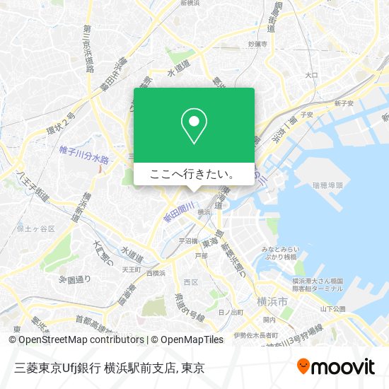三菱東京Ufj銀行 横浜駅前支店地図
