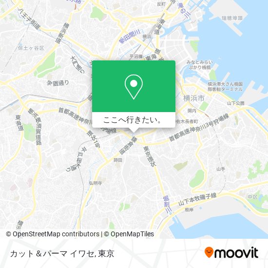 カット＆パーマ イワセ地図