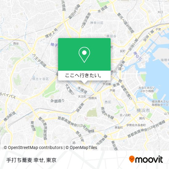 手打ち蕎麦 幸せ地図