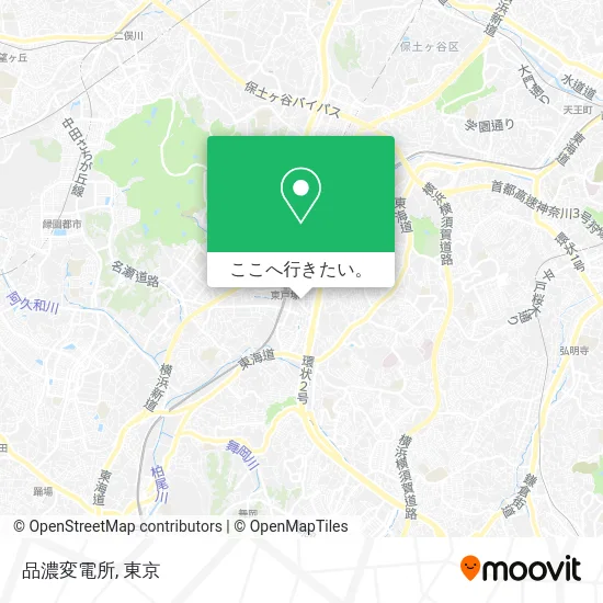 品濃変電所地図