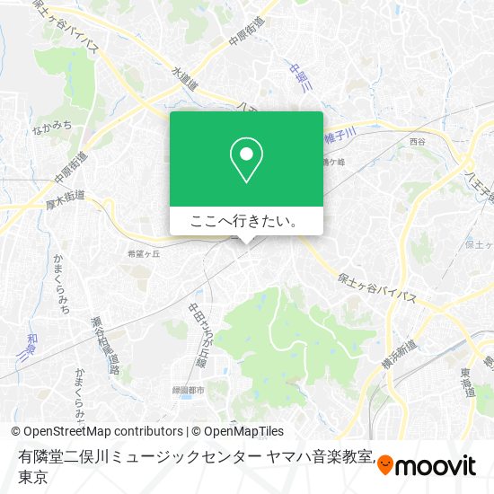 有隣堂二俣川ミュージックセンター ヤマハ音楽教室地図