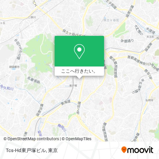 Tcs-Hd東戸塚ビル地図