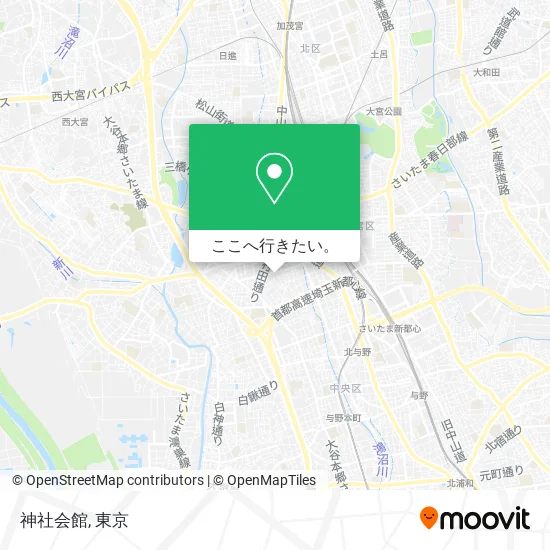 神社会館地図