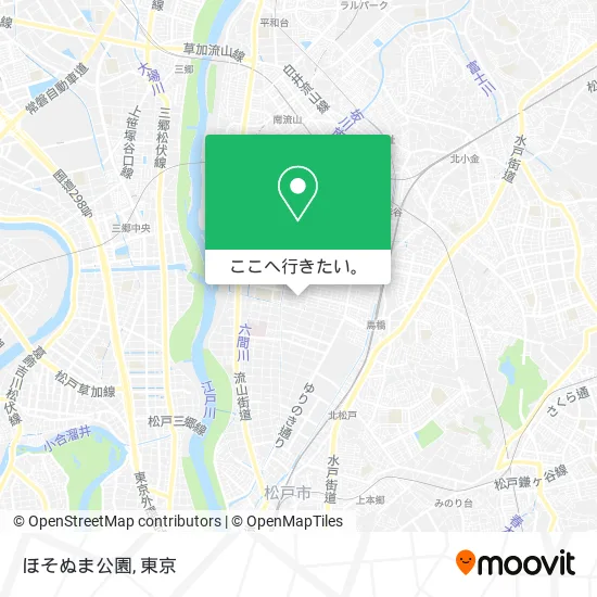 ほそぬま公園地図
