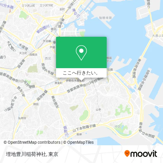 埋地豊川稲荷神社地図