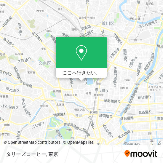 タリーズコーヒー地図