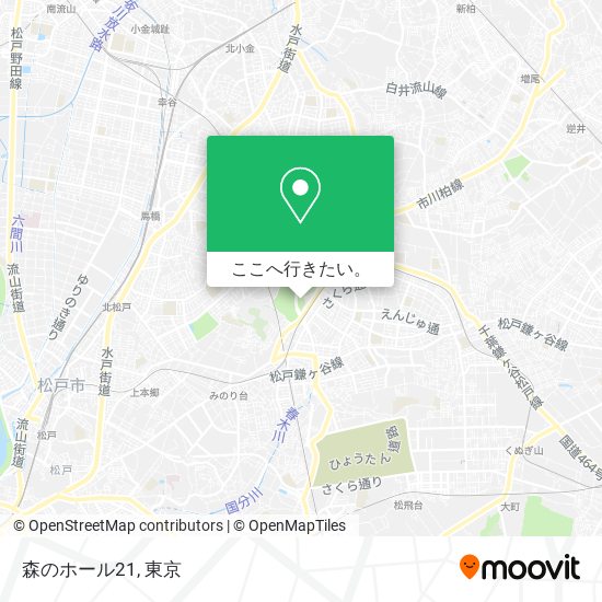 森のホール21地図