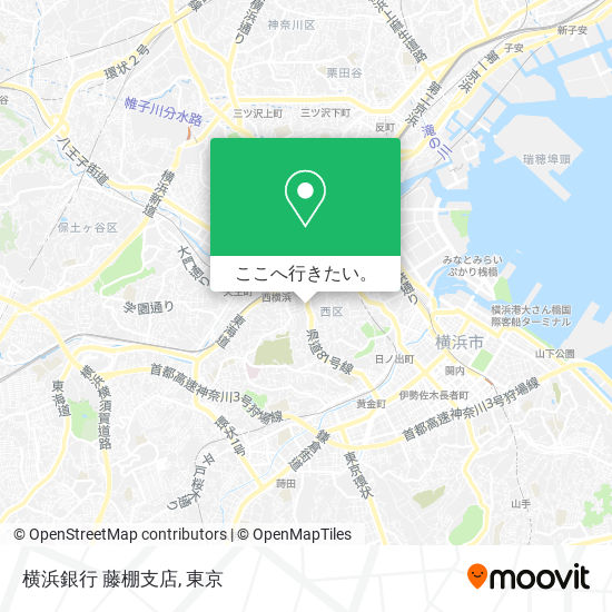 横浜銀行 藤棚支店地図