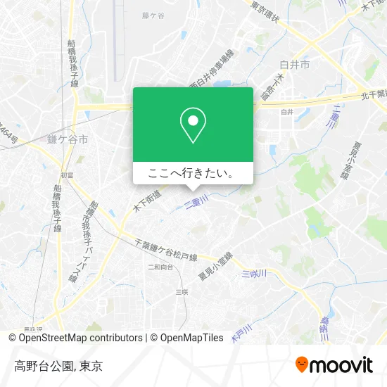 高野台公園地図
