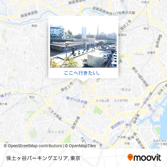 保土ヶ谷パーキングエリア地図