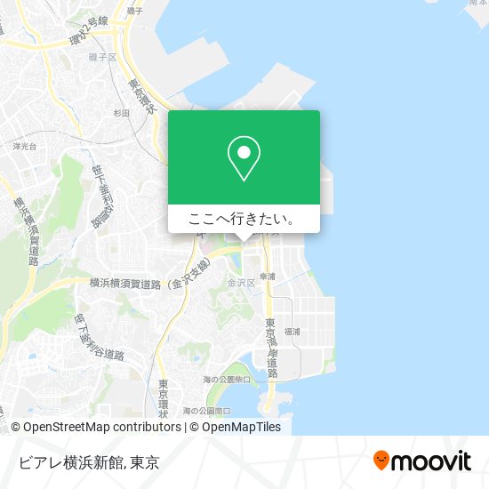 ビアレ横浜新館地図
