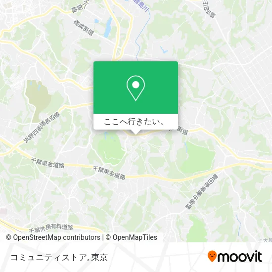 コミュニティストア地図