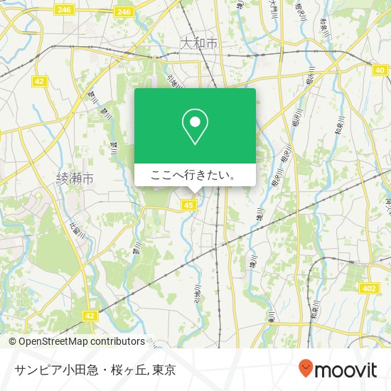 サンピア小田急・桜ヶ丘地図