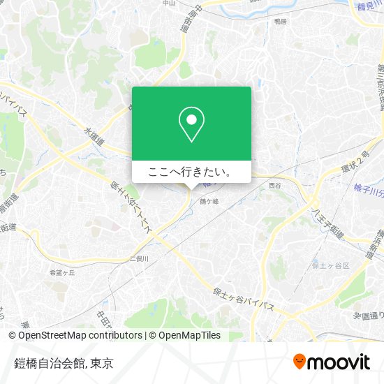 鎧橋自治会館地図