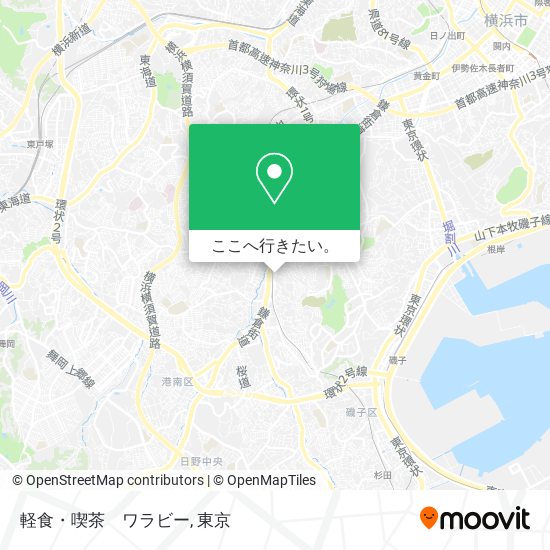 軽食・喫茶　ワラビー地図