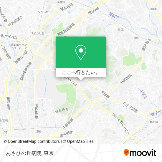 あさひの丘病院地図