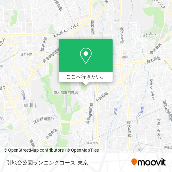 引地台公園ランニングコース地図
