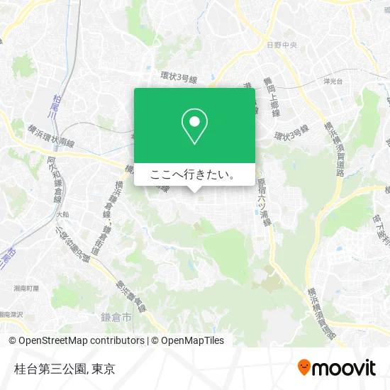 桂台第三公園地図