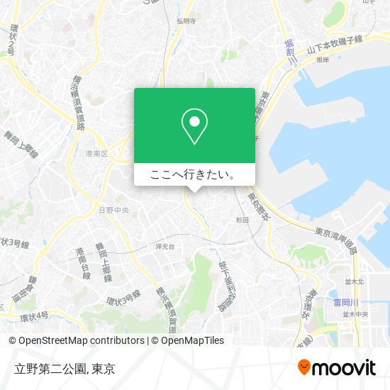 立野第二公園地図