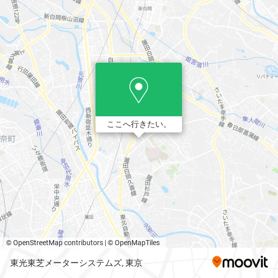 東光東芝メーターシステムズ地図