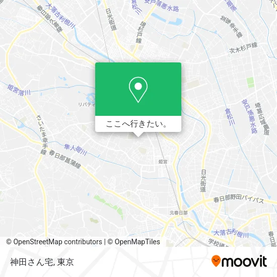 神田さん宅地図