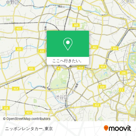 ニッポンレンタカー地図