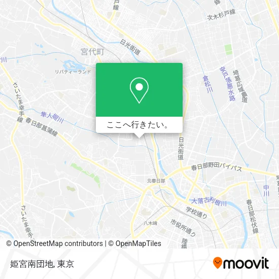 姫宮南団地地図