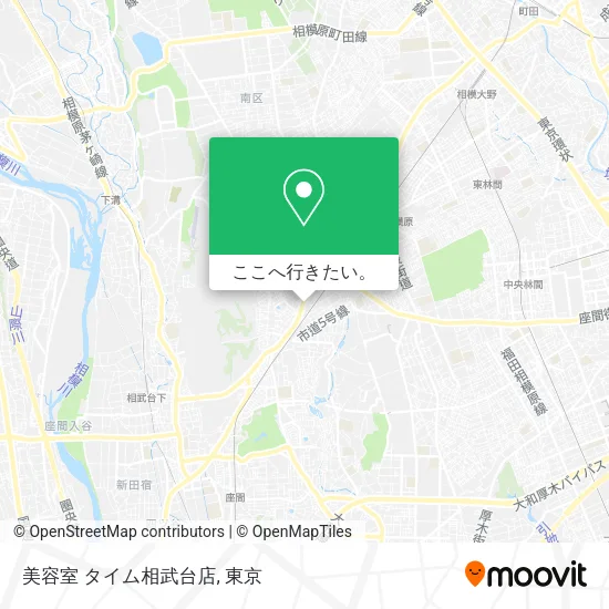 美容室 タイム相武台店地図