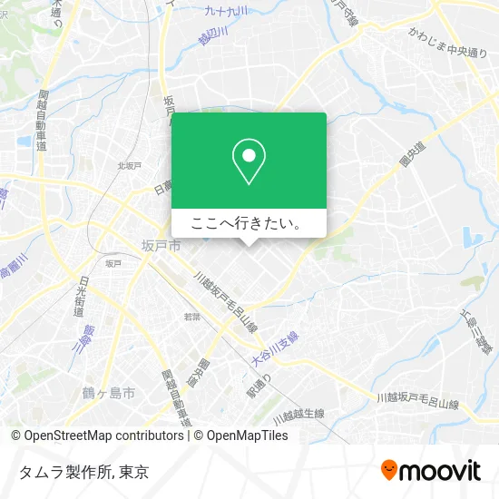 タムラ製作所地図