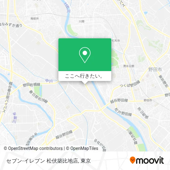 セブン-イレブン 松伏築比地店地図