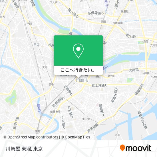 川崎屋 東照地図