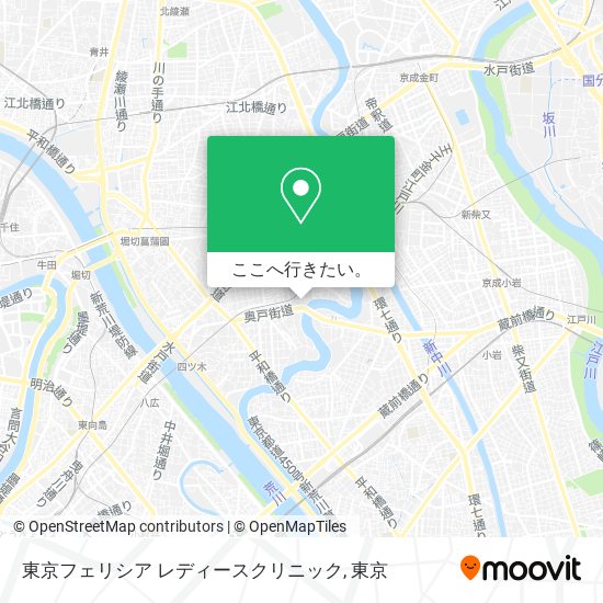 東京フェリシア レディースクリニック地図