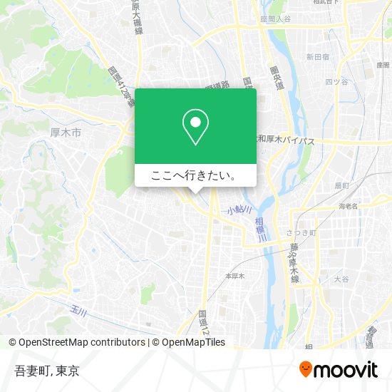 吾妻町地図