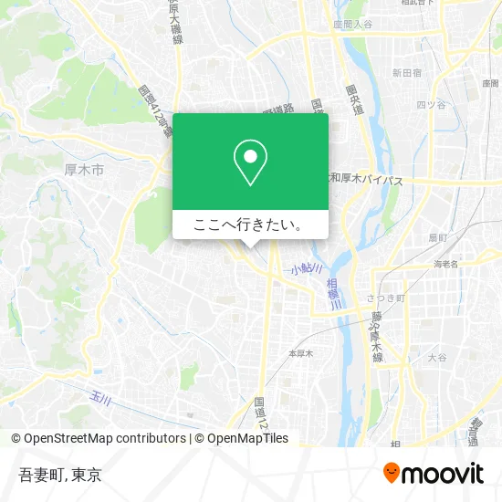 吾妻町地図