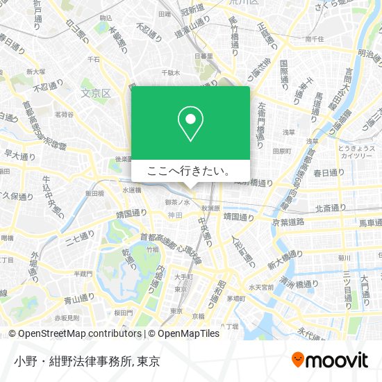 小野・紺野法律事務所地図