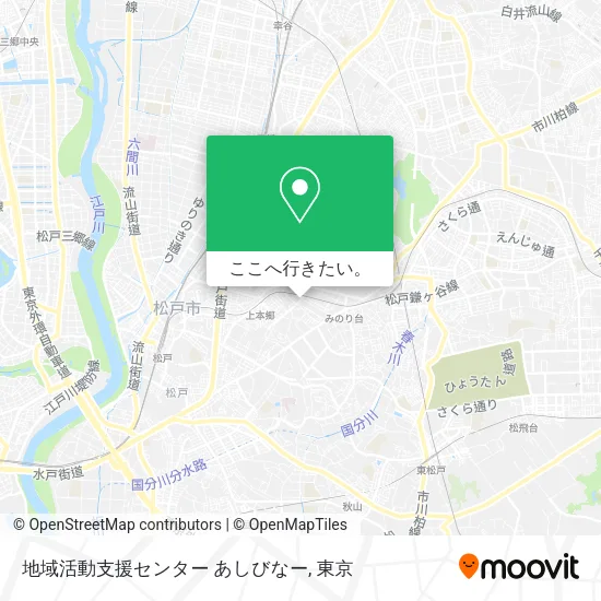 地域活動支援センター あしびなー地図
