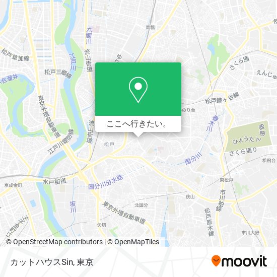 カットハウスSin地図