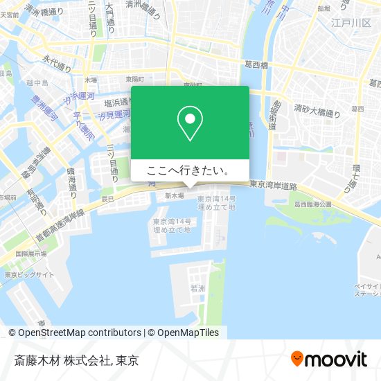 斎藤木材 株式会社地図