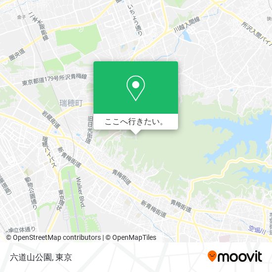 六道山公園地図