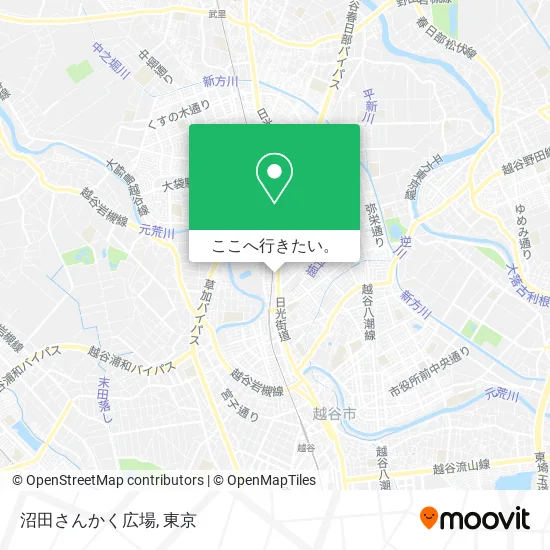 沼田さんかく広場地図